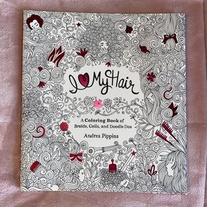I heart my hair coloring book